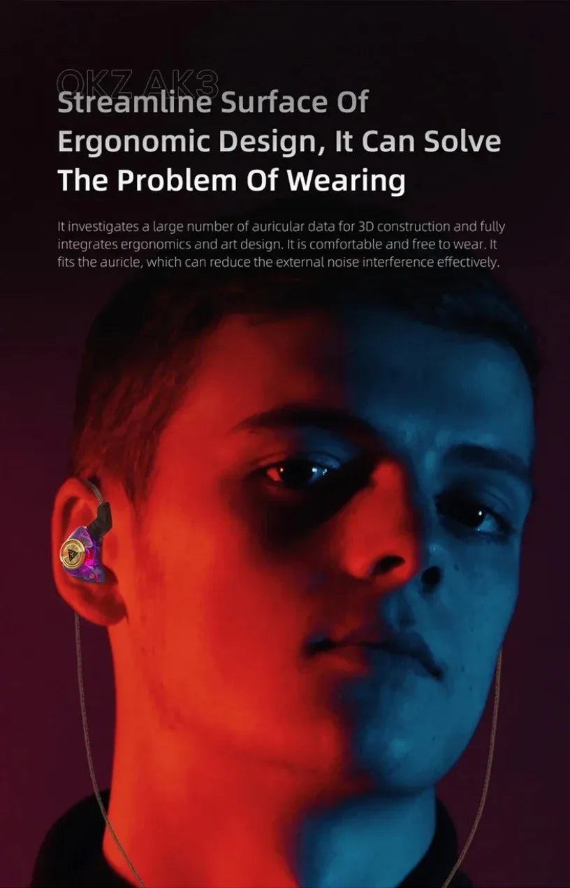 QKZ CK5 FiLe Wired HiFi Earphones