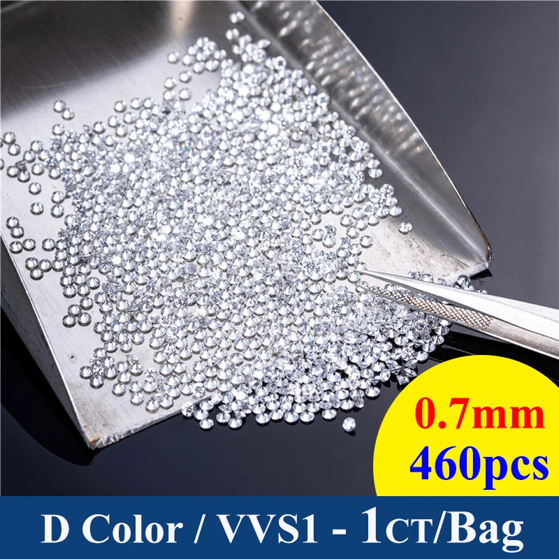 New Premium D Color VVS1 Moissanite Loose Stone Full Size Factory Wholesale Fine Jewelry Certified Moissanite Diamonds With GRA
