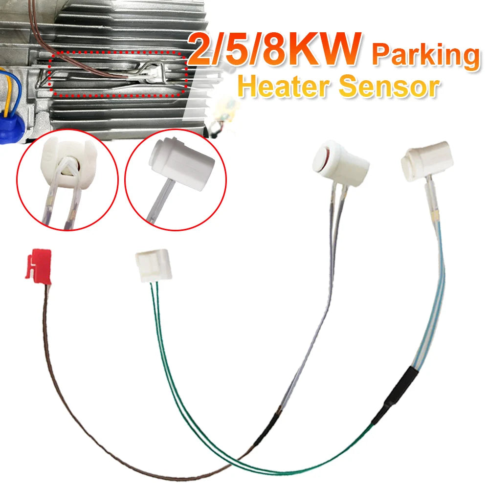 2/5/8KW Car Temperature Sensor Air Heater Suitable For Parking Heaters Connector Accessories Auto Heating Parts 30cm