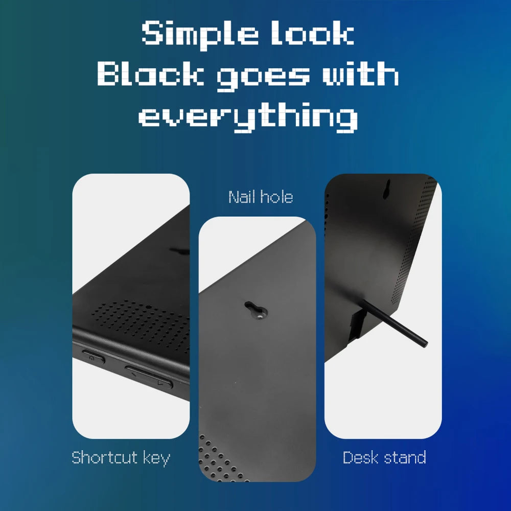 64x64 Pixel Screen Smart LED Pixel Display with APP Control Programmable Night Light DIY Options Animation For Home Bedroom Bar