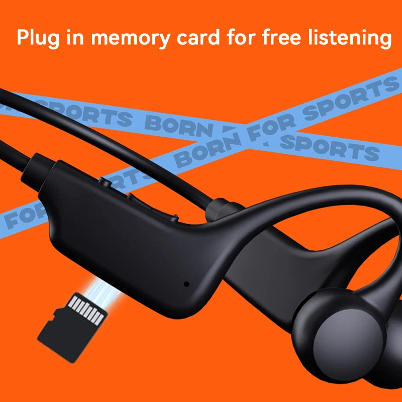 Bone Conduction Headphones IPX8 Waterproof MP3 32GB Bluetooth5.4 Wireless Headphones With Mic Swimming Sports Fitness 2026 New