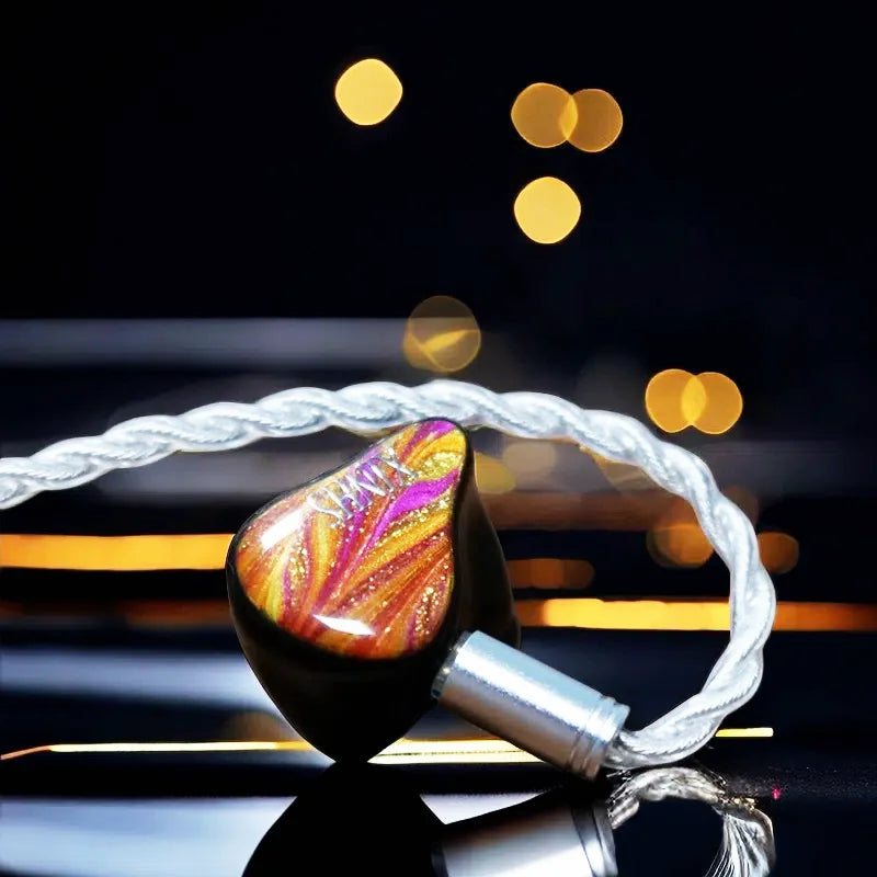 XINHS HS01 wired earphones 1DD+4BA HIFI in ear IEM high fidelity earphones