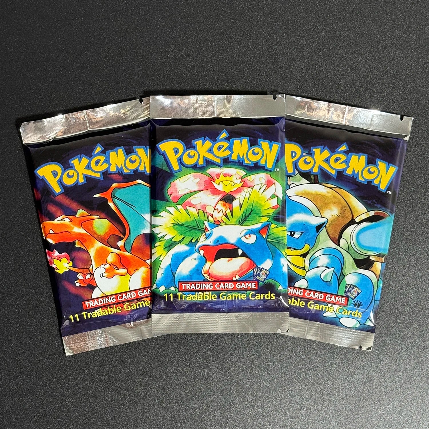 PKM 1ST Edition Battle Booster Packs Classic Base Set Proxy Game Cards Charizrd Blastoise Venusaur Collection PTCG Toys Boy Gift