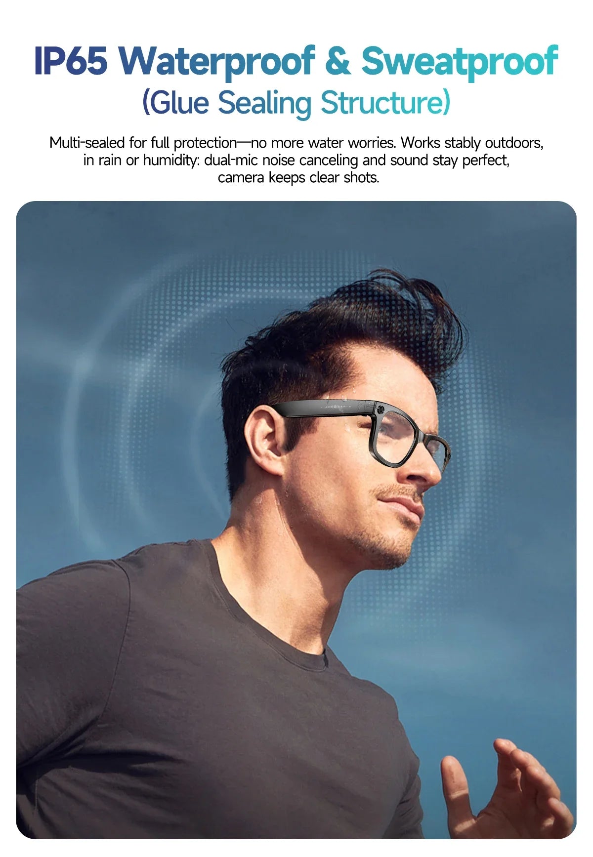 2026 AI Smart Glasses with 8MP Camera Video Recording 100+ Languages Translation Sunglasses Bluetooth Call Music Play Men Women