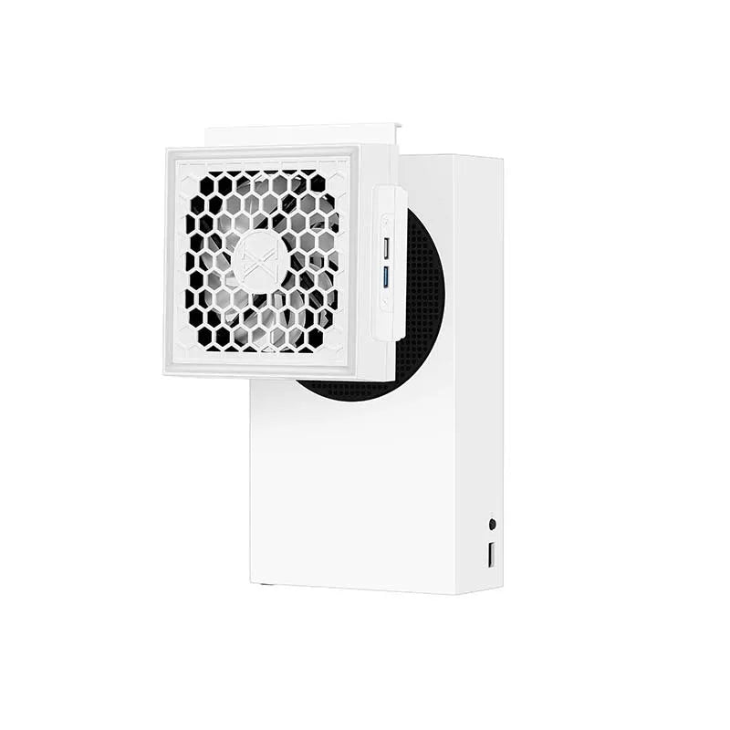 Cooling Fan Cooler For Xbox Series S Console with 2 USB Ports RGB Light 7 Lighting Modes Gaming Accessories for Xbox Series S