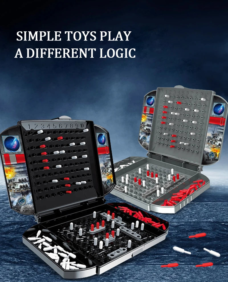 Fun Kids Warship Sea Ship Board Game Toys Classic Double Battleship Naval Combat Strategy Board Game
