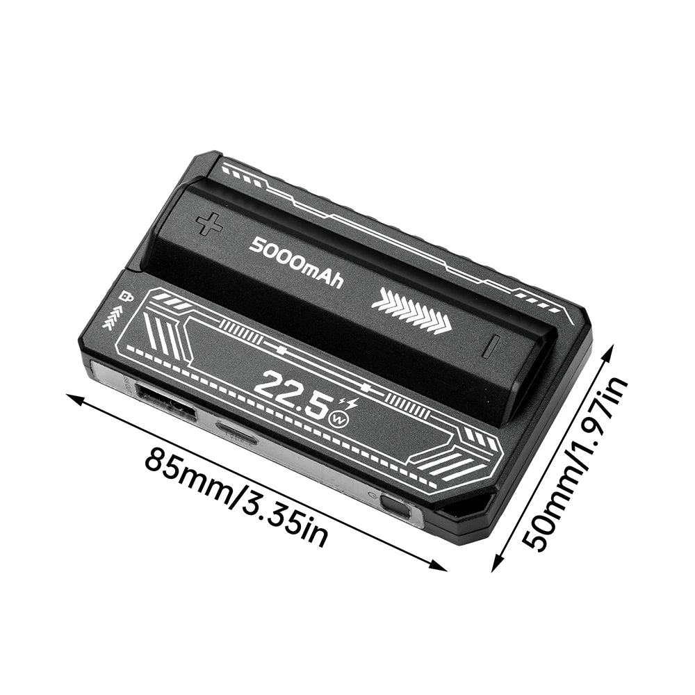 21700 Power Bank Case PD 20W Fast Charging Built In Cable Detachable Power Bank DIY Battery Case (Without Battery)