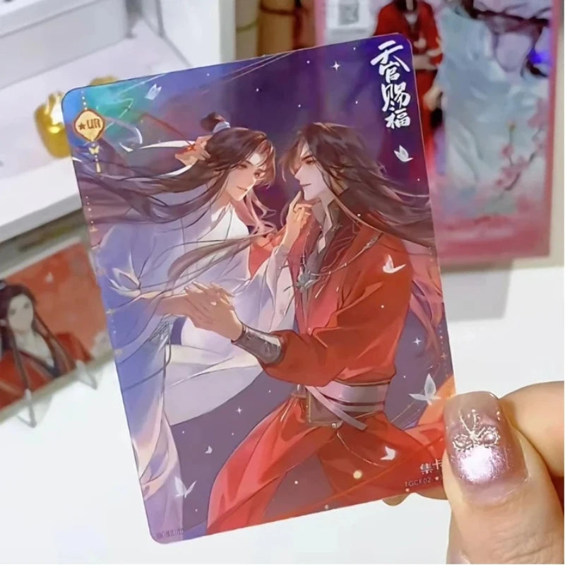 In Stock Tianguan Blessing Four Seasons Card Anime Anniversary Edition Collected Card Blind Box Original Nice Festival Gift Toys