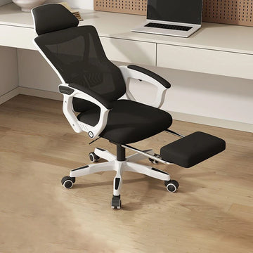 Office Ergonomic Chair Gaming Chair Mesh Office Chair with Rocking Function Armchair Relaxing Chair Adjustable Waist Support