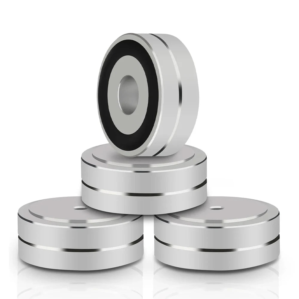 legs for speakers Speaker shoes audio equipment stand spikes amplifier supports Aluminum Feet With Non-Slip Rubber Rings