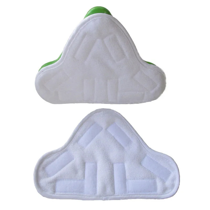 5PCS Replacement Steam Mop Pad Washable Microfiber Reusable Cloth Thicken Pads for H2O Mop X5 Triangular Drag