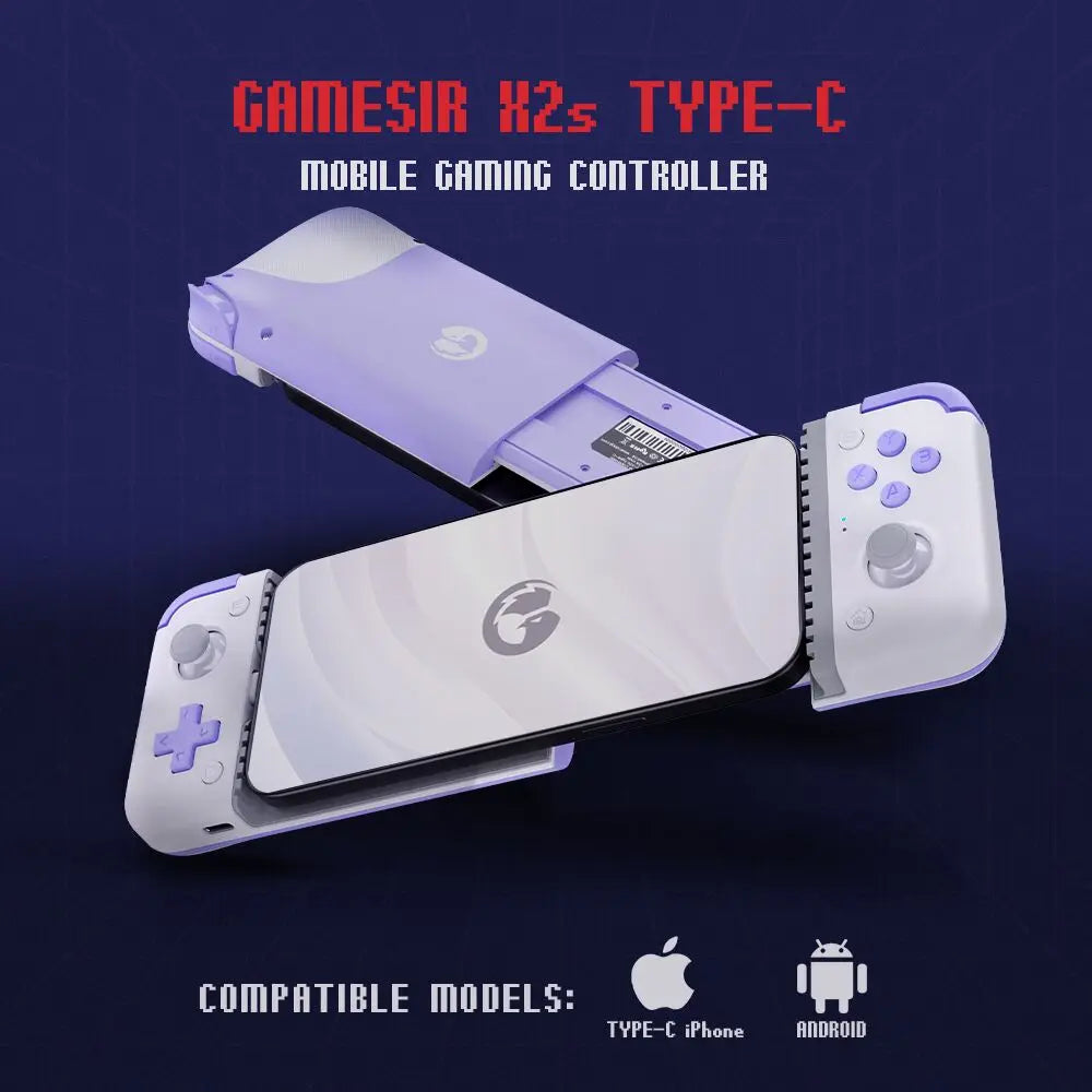 GameSir X2s Mobile Gamepad Android Phone Game Controller for Cloud Gaming Xbox Game Pass STADIA xCloud Hall Effect Joystick