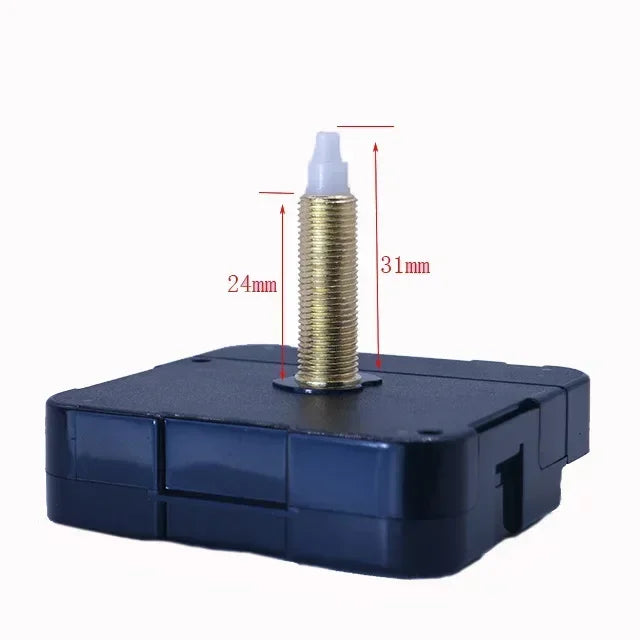 DIY Wall Clock Replacement Movement Parts Repair Quartz Time Hands Clock Motor 20mm Maximum Dial Thickness 31mm Shaft Length