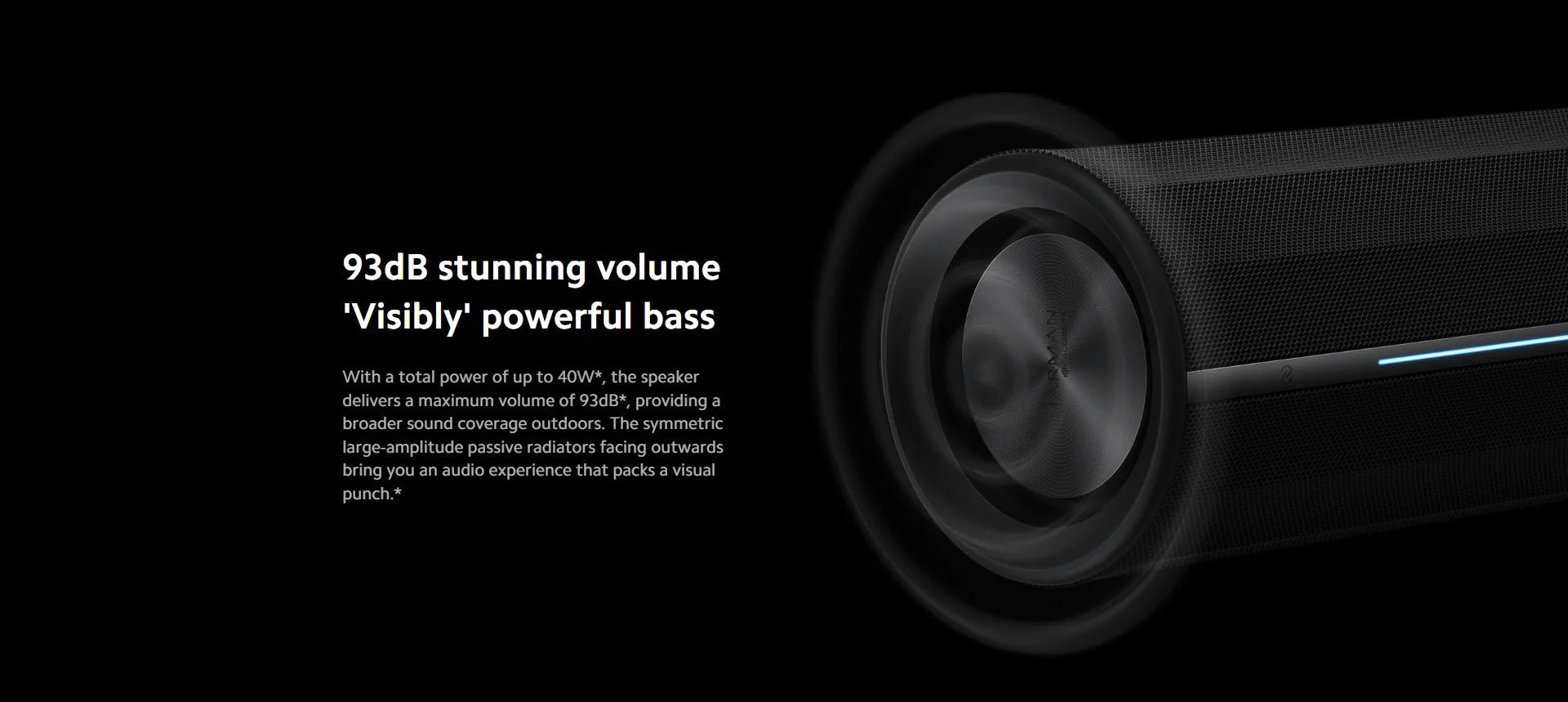 New Xiaomi Bluetooth Speaker Bluetooth 5.3 LHDC 5.0 HyperOS IP67 93dB 40W Battery life Outdoor Portable Sound Speaker
