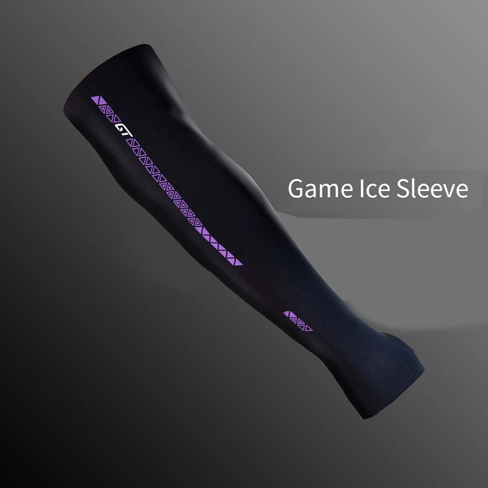 Cooling Effect Esports Gaming Sleeve Absorbs Sweat Reduces Friction Thumbholes For Extended Gaming Sessions
