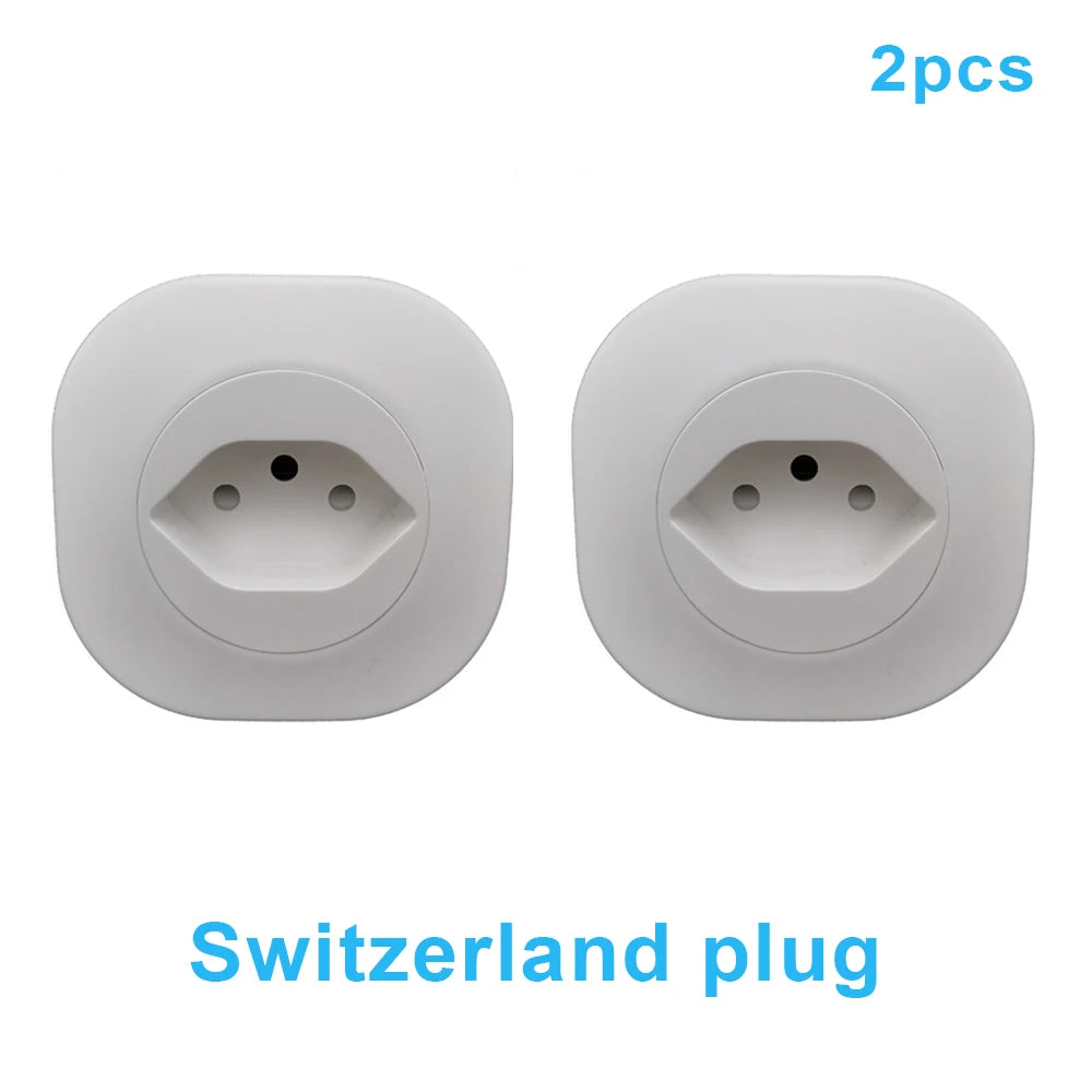16A Switzerland Plug Smart Wifi SW Socket Wireless Smart Life Tuya APP Remote control Time Control 3500w Works With Alexa