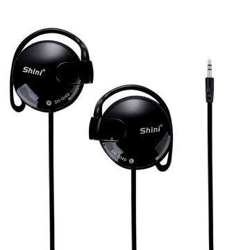 3.5mm Wired Bass Headphones Ear Hook Headset Sports Music Game Wired Earpiece For Mp3 Computer Mobile Telephone