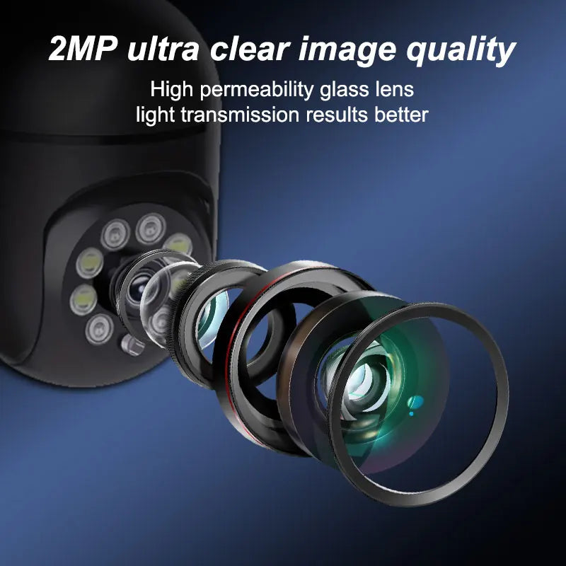 Wireless WiFi Camera 1080P HD Waterproof IP Camera Smart Home Wireless Security Surveillance Outdoor CCTV Camera Night Vision