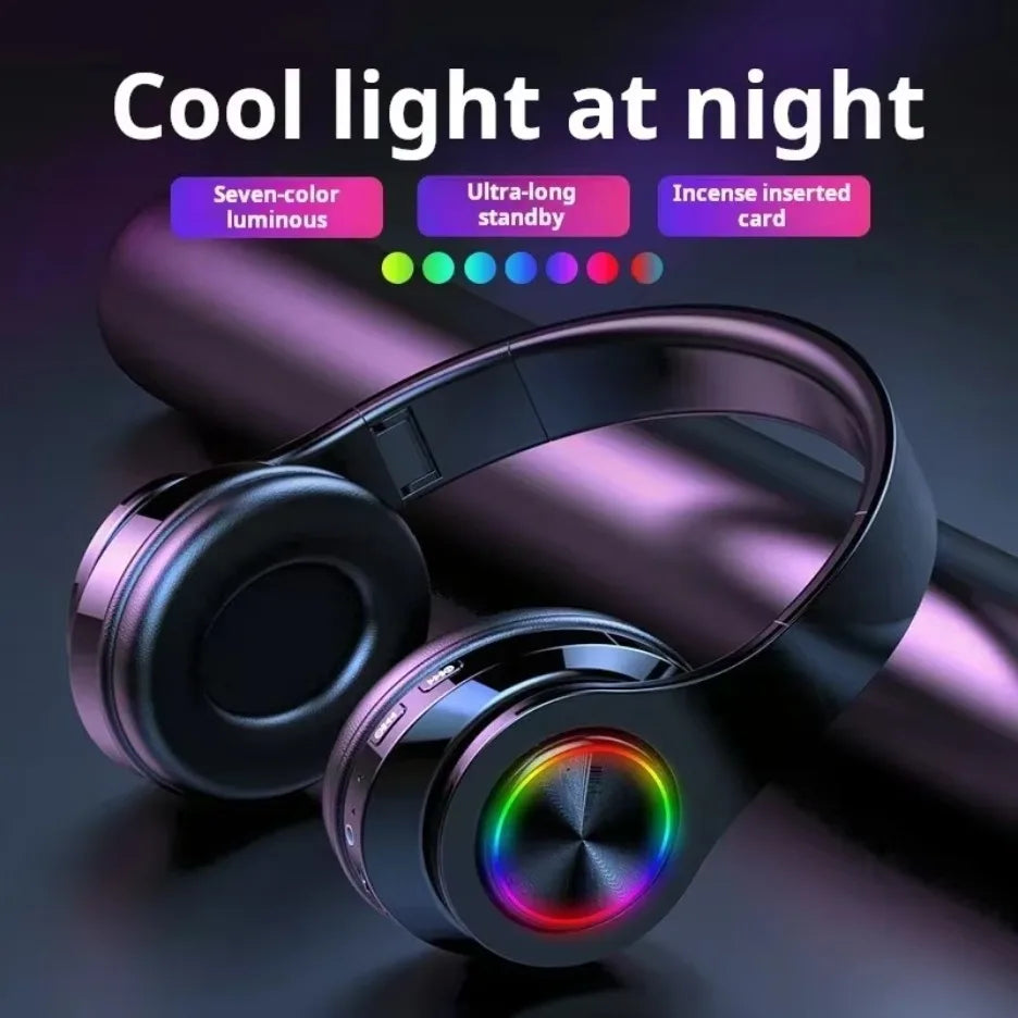 RGB Wireless Gaming Headset with Bluetooth 5.0