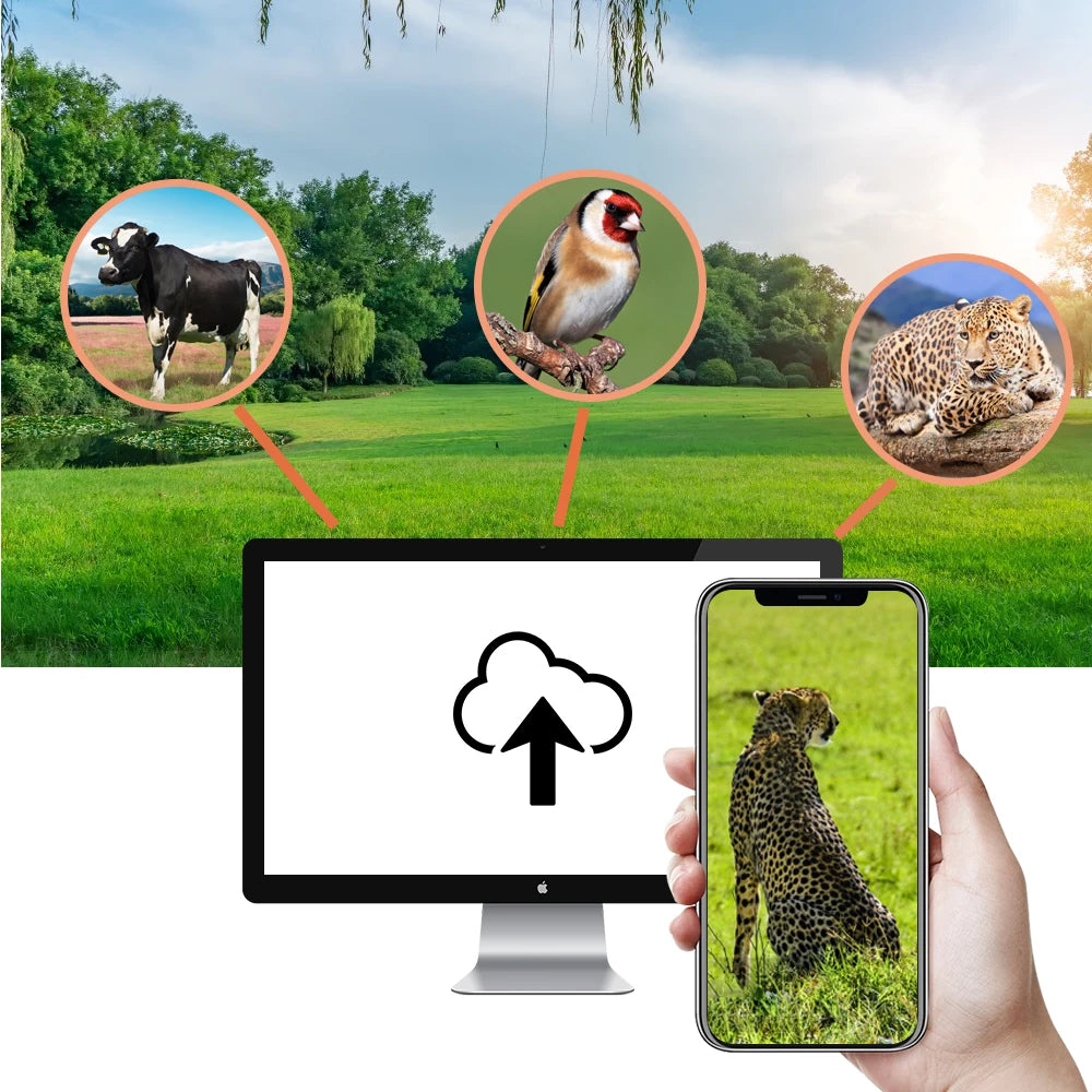 4K Live Stream Trail Camera 4G  30MP APP Clould Service Hunting Cameras 8000Mah Li-Battery Night Vision Photo Traps HC940PROLI
