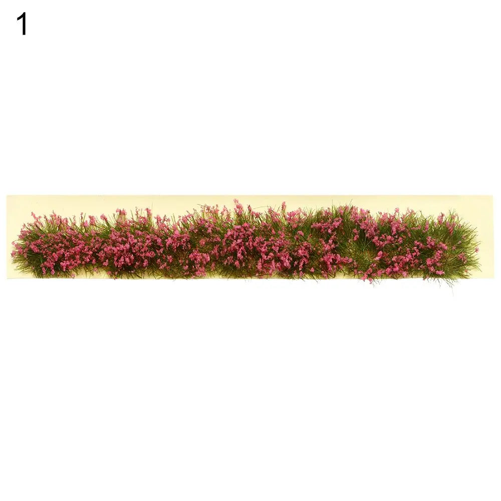 DIY Miniature Garden Decor Durable Static Scenery Model Landscape Wargame Grass Tufts Building Layout Sand Table Flower Cluster