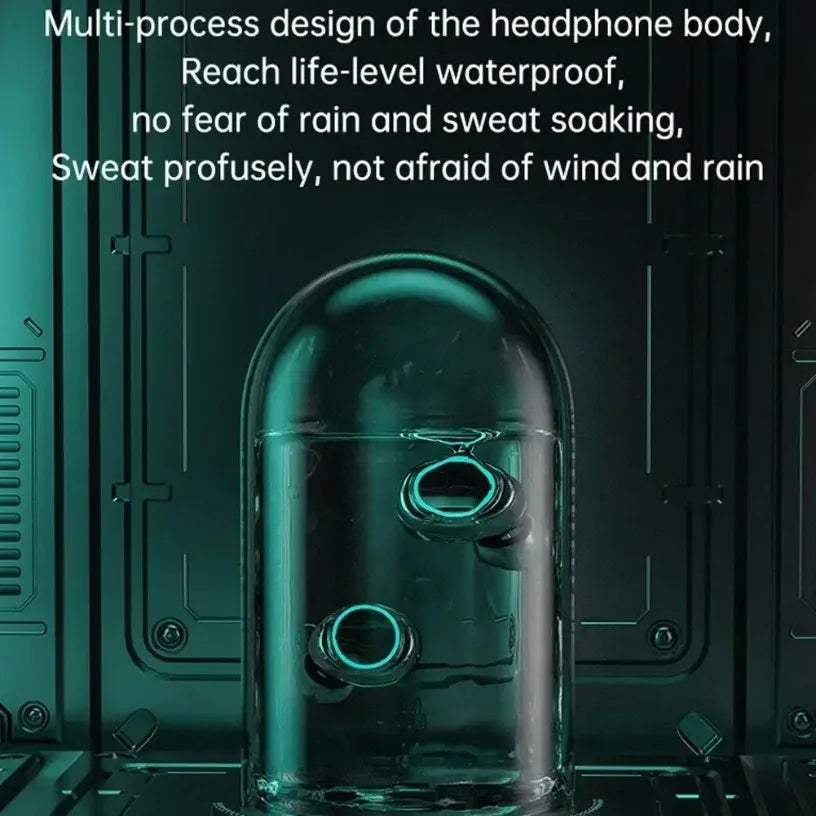 Wireless Noise Reduction HQ High Quality TWS Earphone M25 In-ear Type-C LED Display Recharge Earphone Headphone