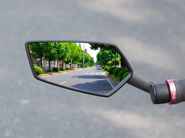 RBRL Bicycle Rearview Mirror MTB Handlebar End Mirror HD Wide Angle Extended Durable Bike Side Mirrors for Electric Scooter