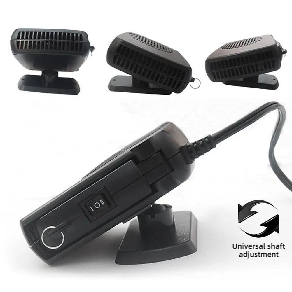 Car Heater 12/24V 150W Dryer 2 in 1 Electric Heater Cooling Fan Air Windshield Defogging Defrost Defogger Defroster Accessories