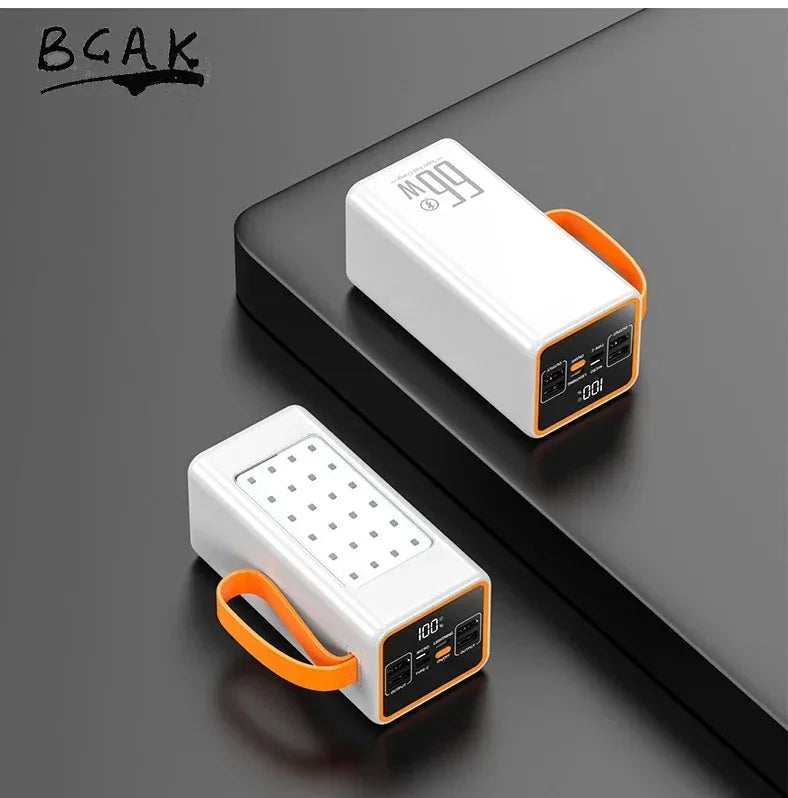 500000mah 100000mah 200000mah 300000mah Upgraded Version Super power bank fast charge with LED Super Large Capacity