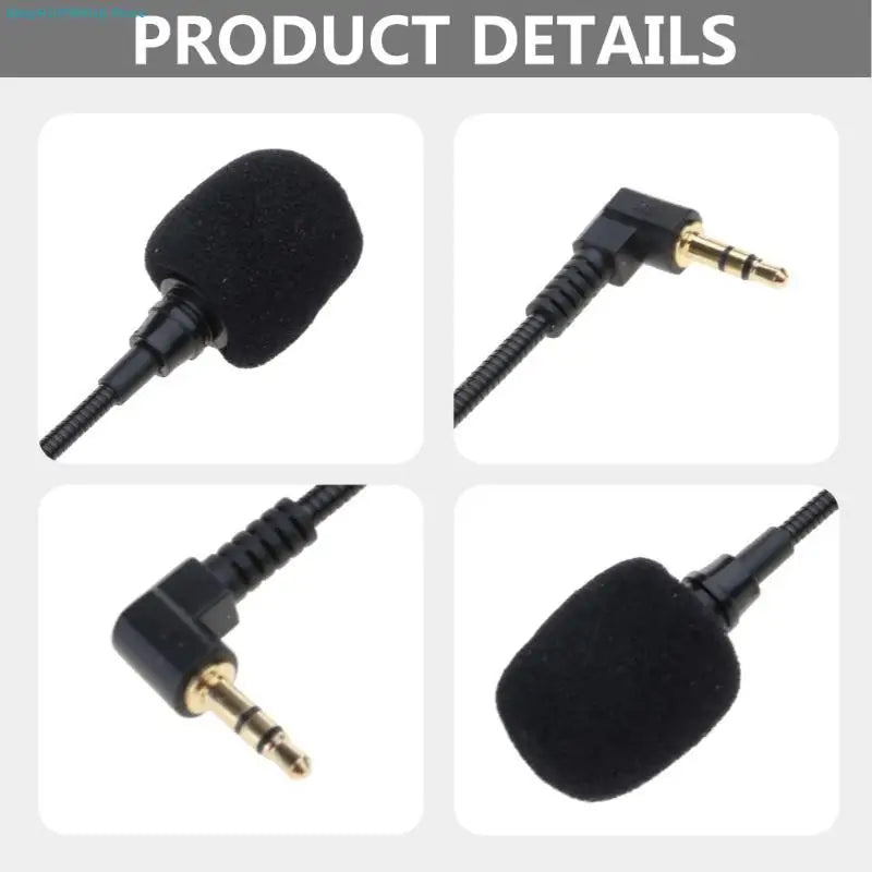 Microphones Gaming Headsets Game Microphones 3.5mm Plug Sound Microphones Easy to Install