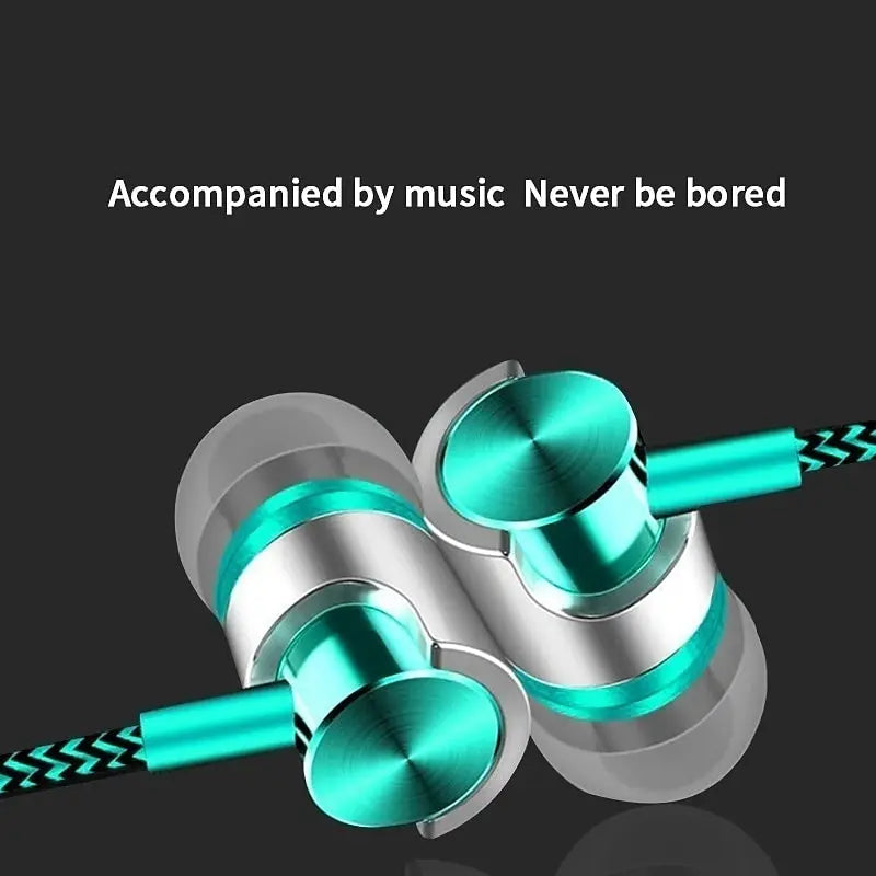 3.5mm Wired Headset Noise Canceling In-ear Earphone In Ear Noise Cancellation Ergonomic Design HIFI Stereo Sport Music Headphone
