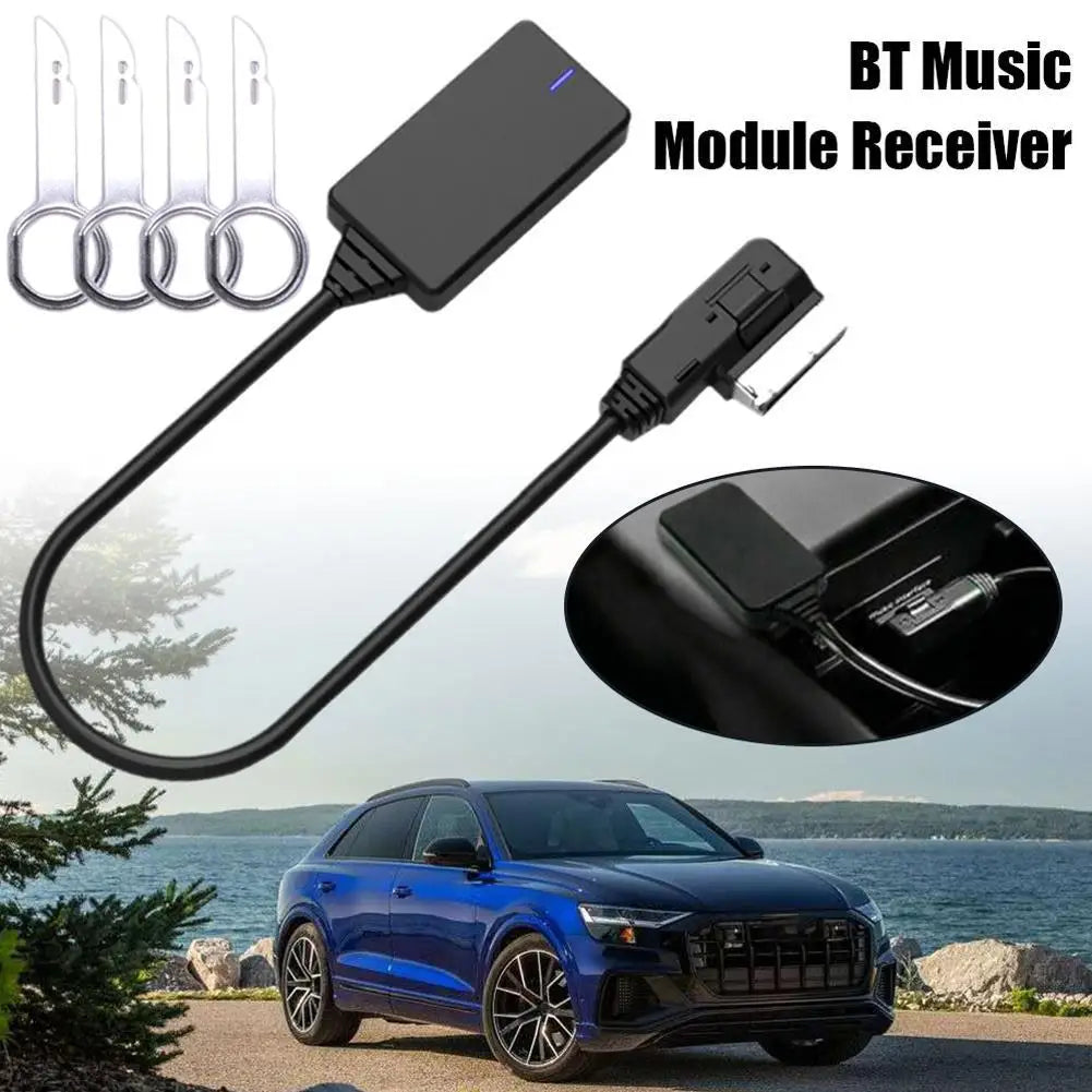 AMI MMI MDI Wireless Aux Bluetooth Adapter Cable Audio Music Auto Bluetooth For Audi A3 A4 B8 B6 Q5 A5 A7 R7 S5 Q7 A6L A8L A4L
