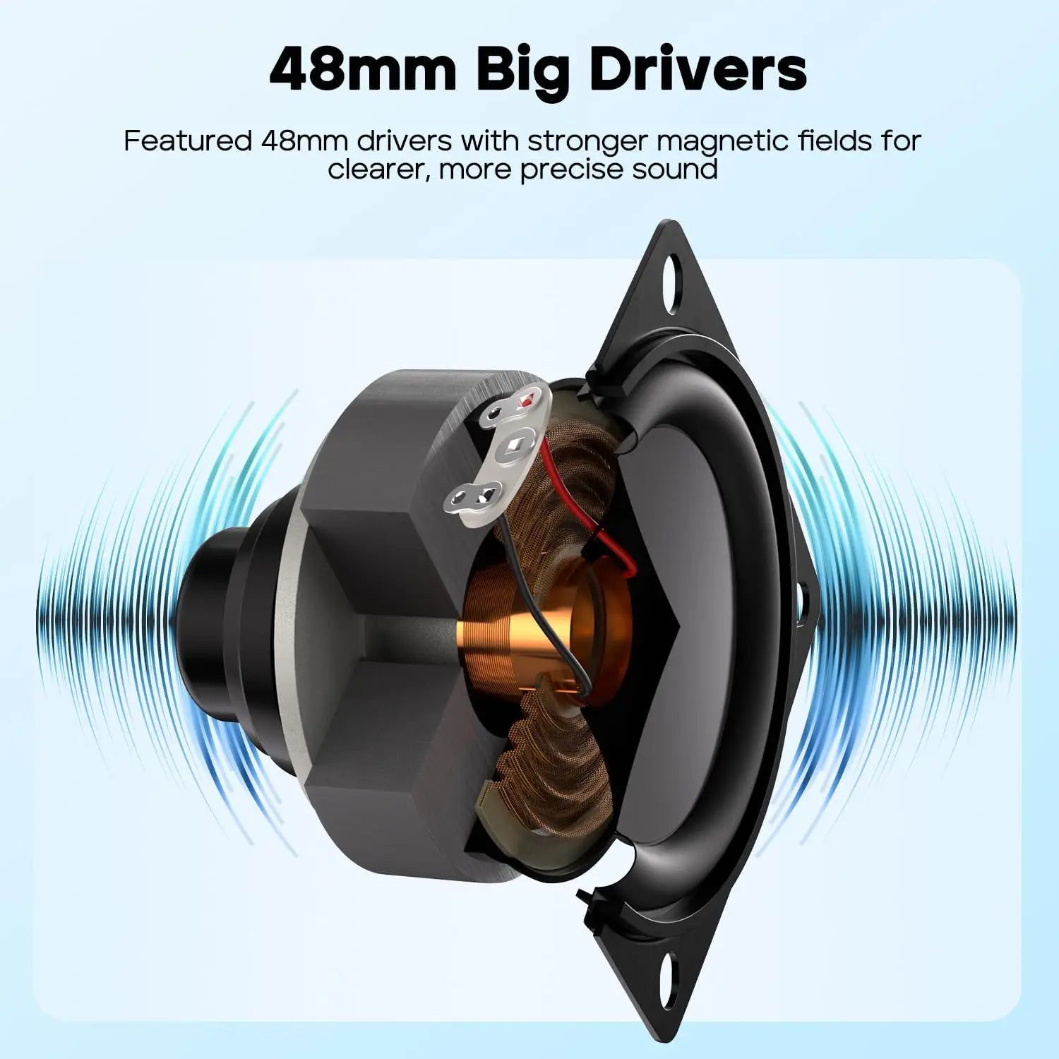 TRIBIT New StormBox Mini+ Portable Bluetooth Speaker,12W Power 360° Sound With XBass, LEDs, APP Control, IPX7 Waterproof Outdoo