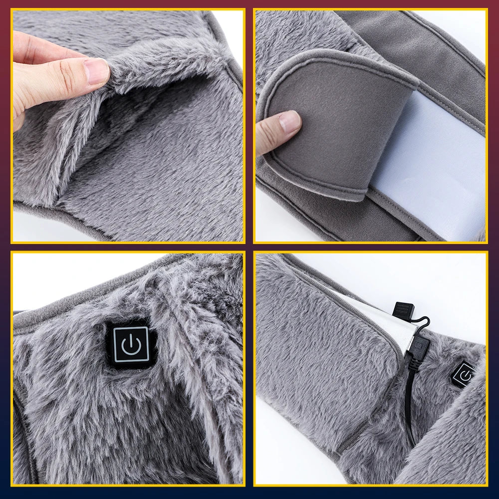 Electric Heating Pad Multifunctional Physiotherapy Heating Blanket Cushion 10 Levels Temperature Timing Body Back Warmer Winter