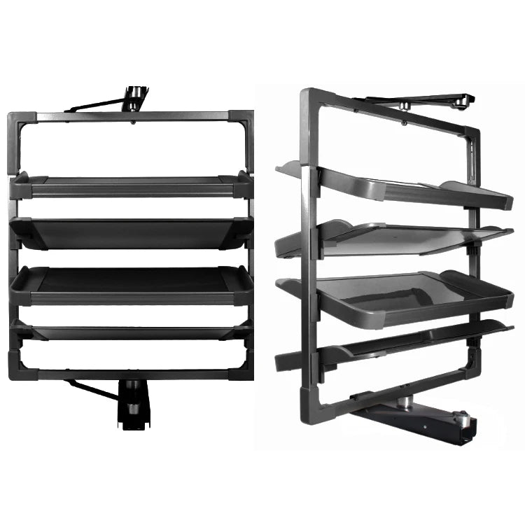 360 Degrees Rotating Modern Extendable Metal Multifunctional Telescopic Multi-layer Revolving Shoe Rack Wardrobe Closet