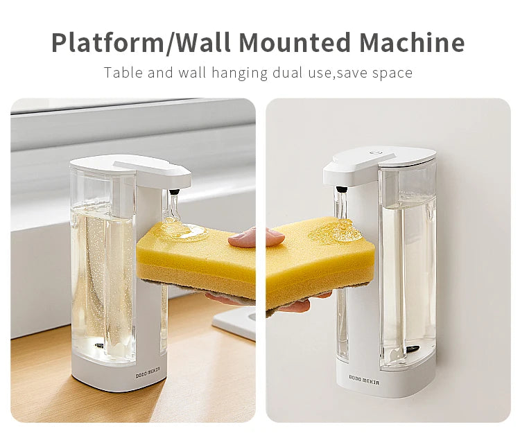 Automatic Dishwashing Machine Sensor Intelligent Hand Washing Machine Kitchen Hand Sanitizer Soap Dispenser