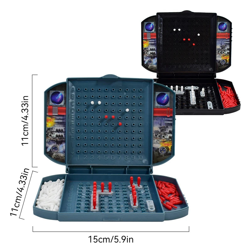 Fun Kids Warship Sea Ship Board Game Toys Classic Double Battleship Naval Combat Strategy Board Game