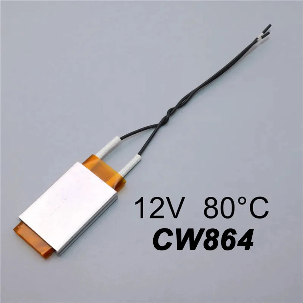 PTC Heating Element Hair Dryer Accessories Curlers Heater 80-220 Degrees Celsius Ptc Heaters 12V Applicable Miniature Heating