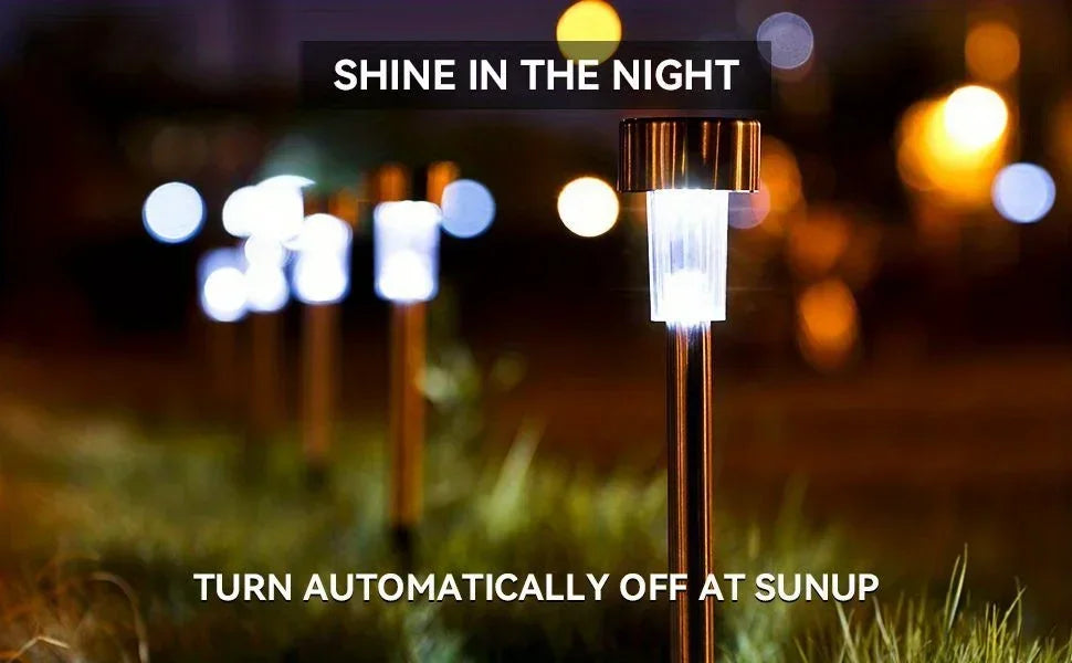 Outdoor Solar Landscape Lawn Lights Garden Lights Waterproof Decoration Lights for  Pathways Patio Yards Lawns Walkways