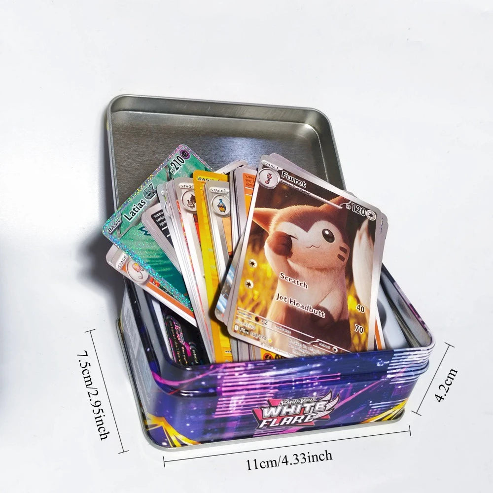 42Pcs/Set Lost Origin Iron Metal Battle Box With Anime Game Bank Cards Kids Children Gift