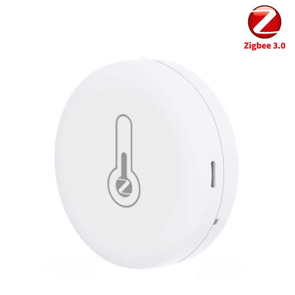 Smart Zigbee 3.0 Temperature Humidity Sensor App Remote Control Thermometer Monitor Works With EWelink Zigbee2Mqtt ZHA Alexa
