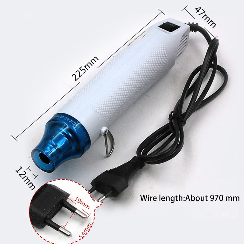 Heat gun Soldering temperature hair dryer gun Electric hot air dryer Heat gun for shrink tube automotive packaging DIY process 2