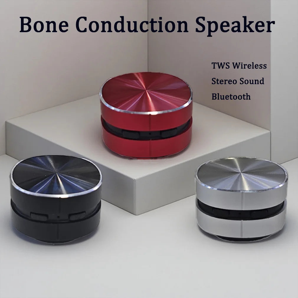 Mini Bluetooth Speakers Wireless Bone Conduction Speaker TWS Stereo Sound Speaker With FM Radio Wholesale Dropshipping