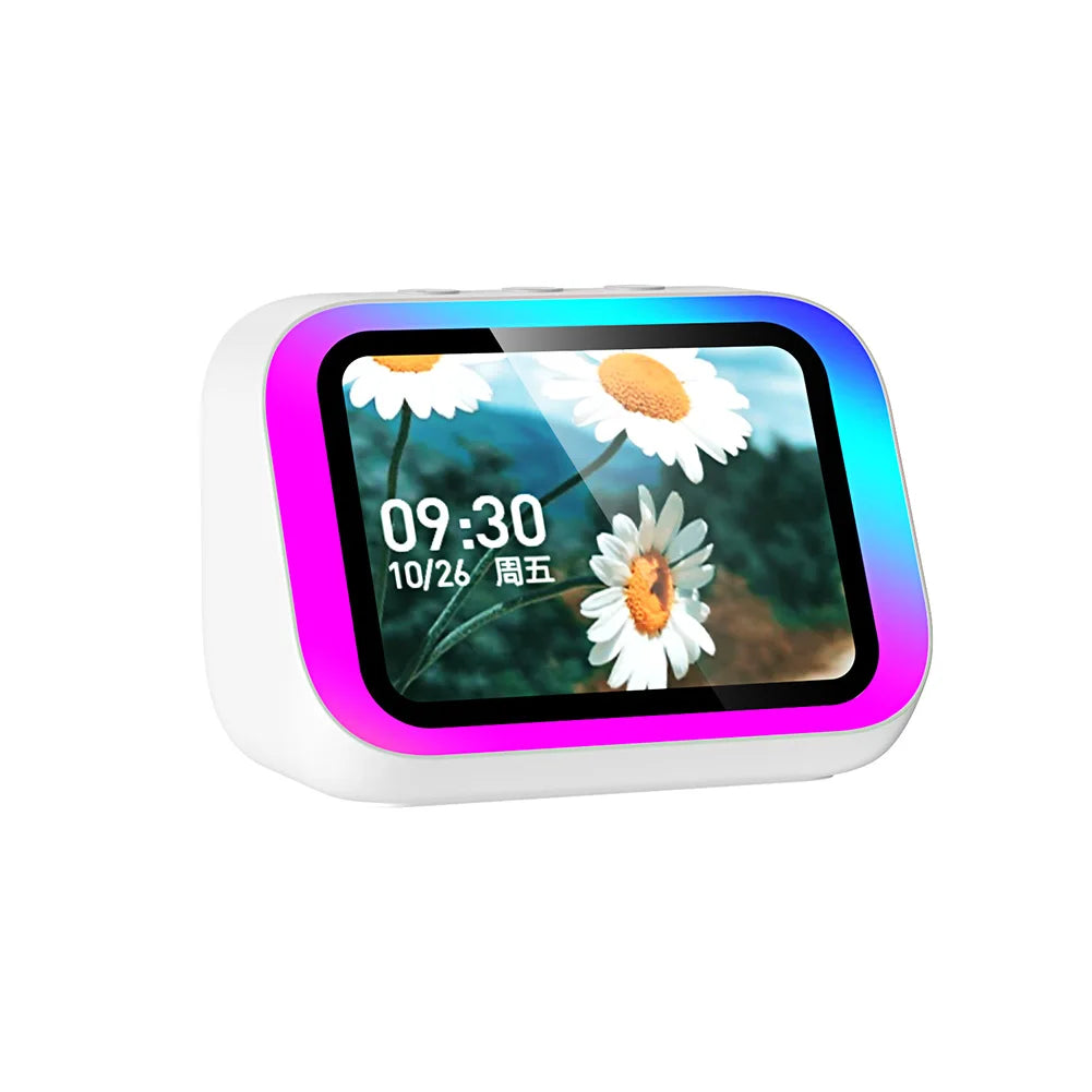 TF26Pro Voice Assistant Home Speaker Portable BT Speaker Alarm Clock Hands-Free Calling Music Playback Weather Forecast for Home
