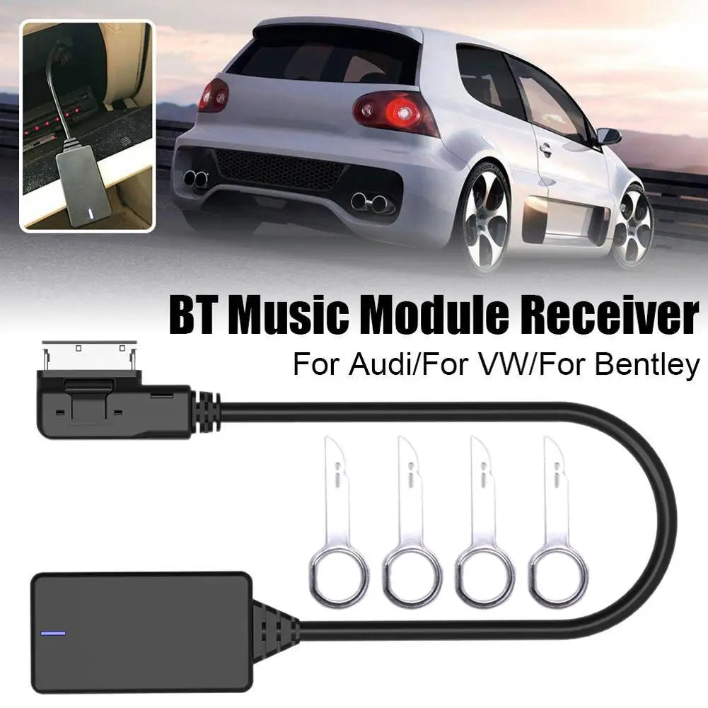 AMI MMI MDI Wireless Aux Bluetooth Adapter Cable Audio Music Auto Bluetooth For Audi A3 A4 B8 B6 Q5 A5 A7 R7 S5 Q7 A6L A8L A4L
