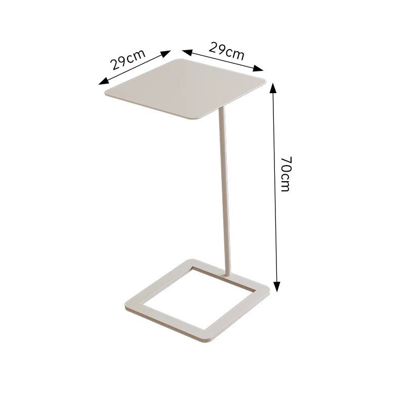 Corner Side Table for Living Room Narrow Sofa Gap Mini Coffee Table Outdoor Small Side Desk