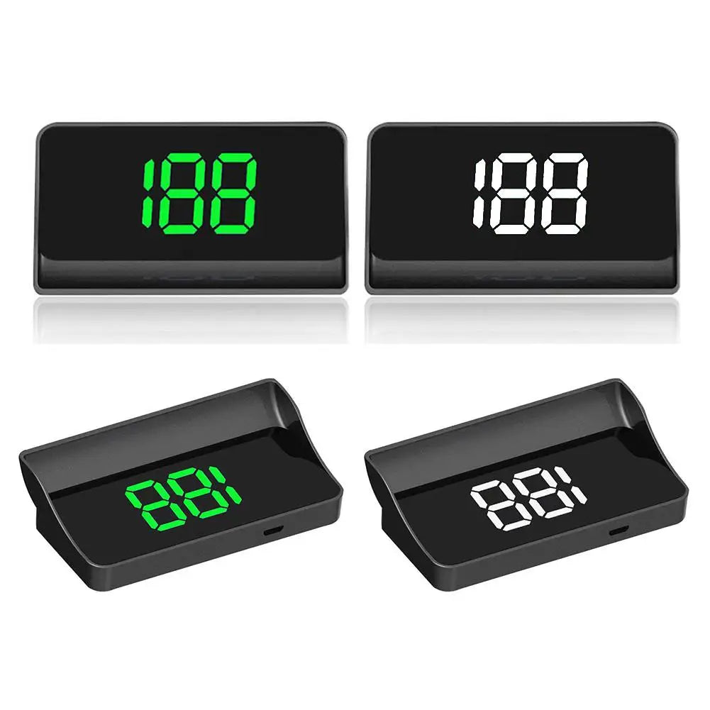 Car Head Up HD Display GPS Speedometer Speed KMH Digital HUD Windshield Projector For All Cars Auto Electronics Accessory