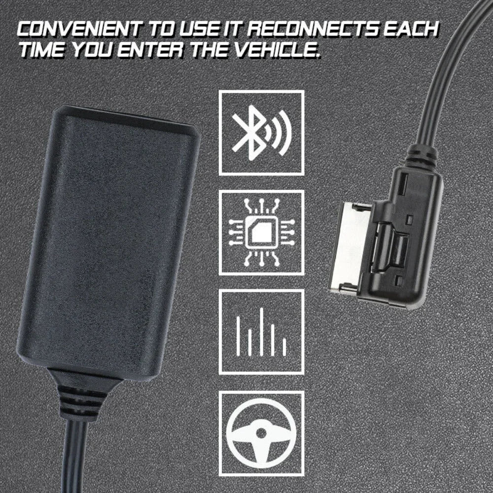 1/2PCS Bluetooth Audio Cable For Audi AMI Multimedia Q5 A5 A7 R7 S5Q7 A6LA8LA4LAMI Audio Cable Adapter Automotive Accessories