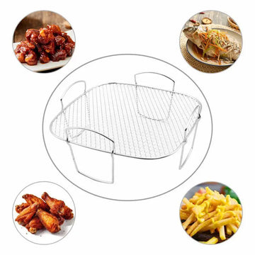 Multifunctional Roasting Rack Compatible Airfryer Dehydrator BBQ Rack Steamer Roasting For Air Fryer Accessories Cooking Tools