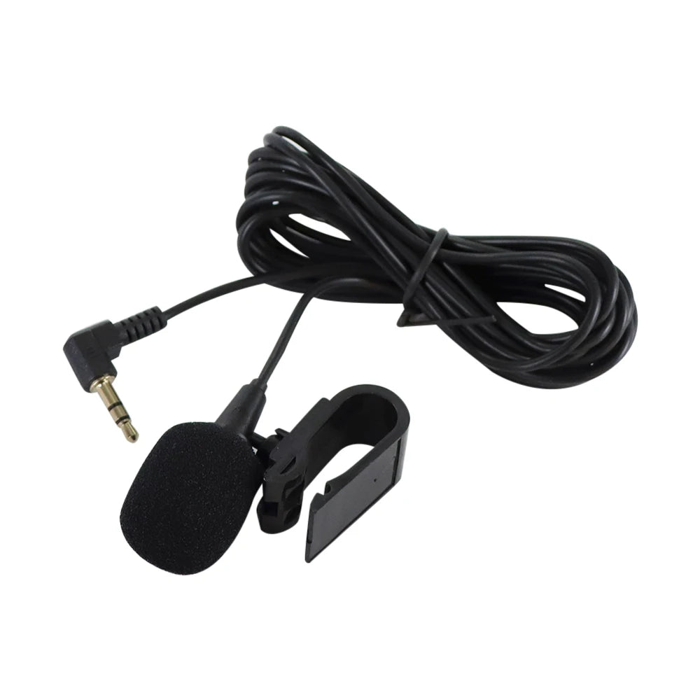New Mini Car Audio Microphone 3.5mm Clip Jack Plug Mic Stereo Professionals Wired External Microphone For Auto DVD Radio 3m